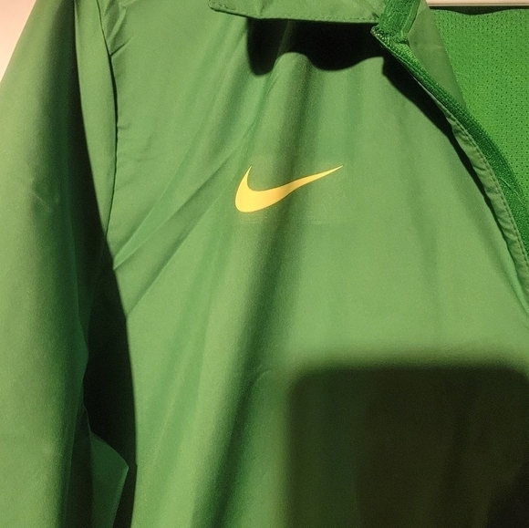 Nike On Field Oregon Ducks 1/2 Zip Coaches S/S Jacket CQ5173-377 Size Medium - Picture 7 of 8